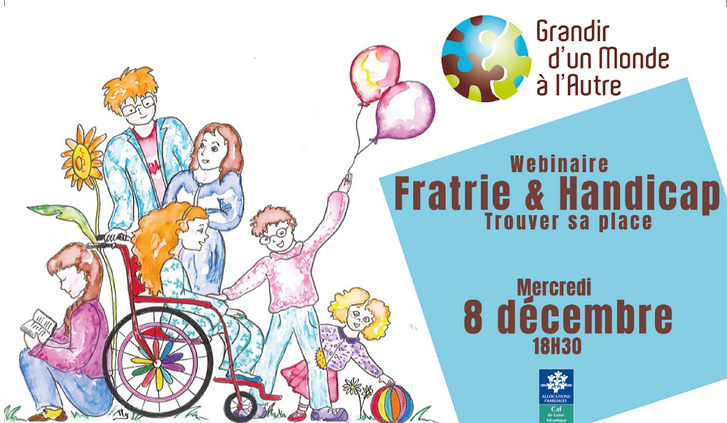 webinaire «  Fratrie & Handicap : trouver sa place… » le 8 décembre 18h30
