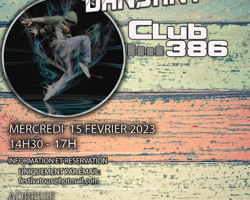 Après-midi dansant Club 386 – 15 février 2023