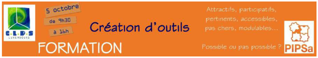 Formation «Création d’outils»