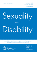 Revue scientifique “Sexuality and Disability”