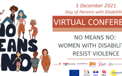 conférence virtuelle « No Means No – Women with disabilities resist violence » 3 décembre 2021