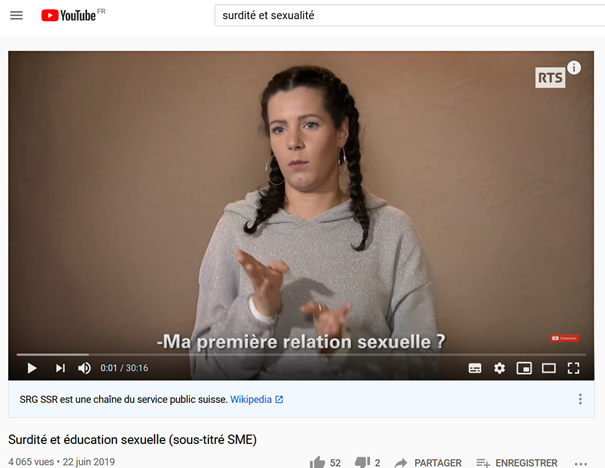 Surdité et éducation sexuelle