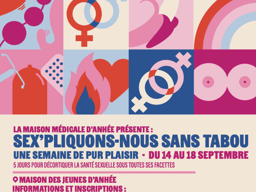 Semaine autour de la santé sexuelle Sex&rsquo;pliquons-nous sans tabou Du 14 au 18 septembre 2026