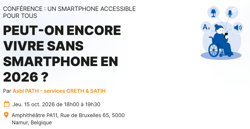Peut-on encore vivre sans smartphone en 2026 ? 15 oct. 2026 de 18h00 à 19h30