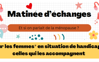 Matinée d’échanges « Et si on parlait de la ménopause ? » 22 septembre 2026