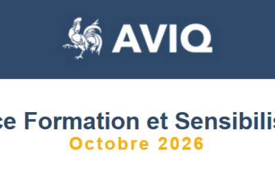 AVIQ Service Formation et Sensibilisation Octobre 2026