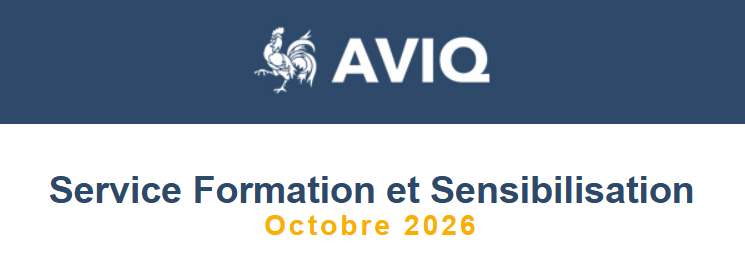 AVIQ Service Formation et Sensibilisation Octobre 2026