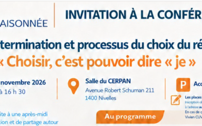 Autodétermination et processus du choix du résident – 4 novembre